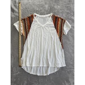 Cato Est. 1946, 18/20W, Short Sleeves, Brown and White,